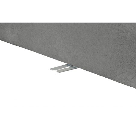 FOREST canapé d'angle modulable 5 places gris